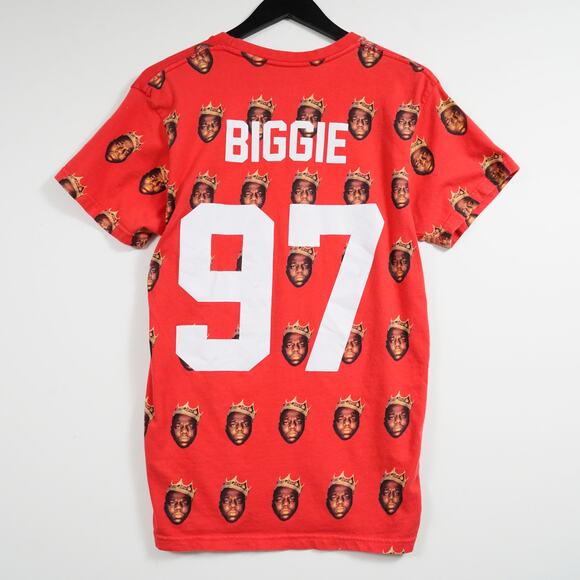 Eleven Paris Biggie 97 Graphic T Shirt Red Notorious B.I.G. Mens S - Picture 2 of 8